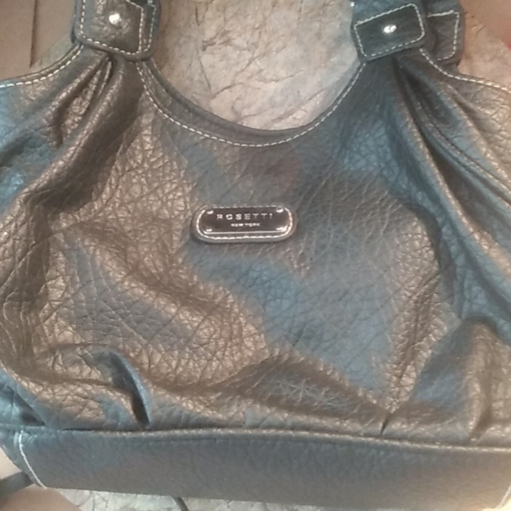 Rosetti black leather purse